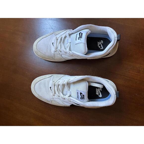 Nike SB Alleyoop White/Black Skate Shoes – Men’s 7.5 - Picture 6 of 8